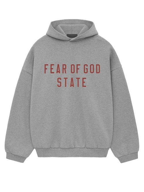 Felpa con cappuccio Essentials Fleece - grigia Fear of God | 192BT246251FDARK HEATHER